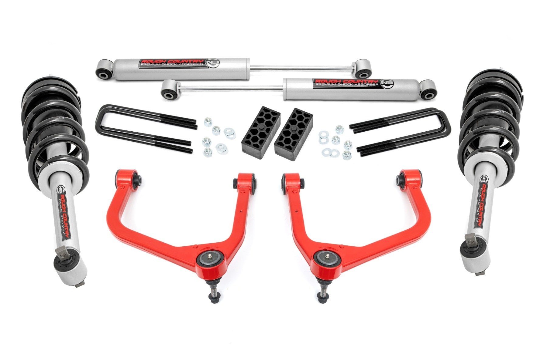 3.5 Inch Lift Kit | N3 Struts | Chevy Silverado 1500 2WD/4WD (2019-2024 & Classic)
