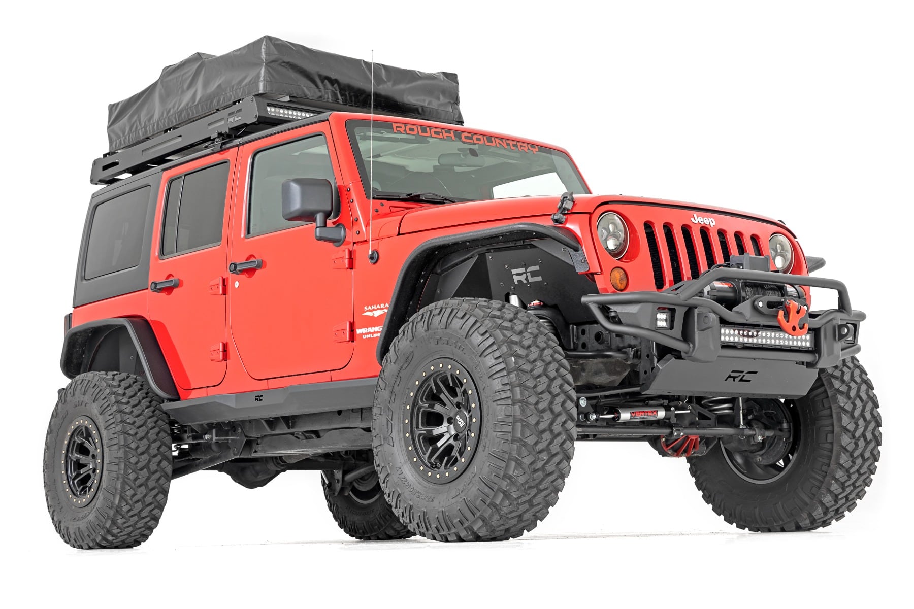 Rock Sliders | Heavy Duty | 4-Door | Jeep Wrangler Unlimited 2WD/4WD (07-18) - Image 2