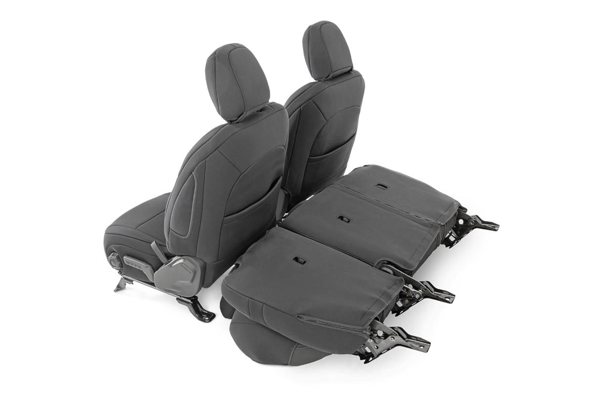 Seat Covers | Front and Rear | Jeep Wrangler Unlimited 4WD (2018-2025) - Image 3