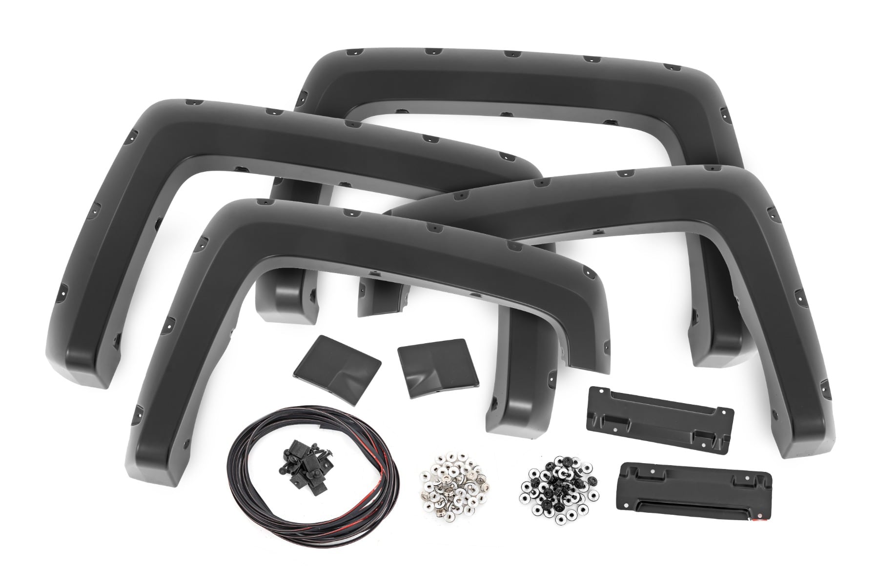 Pocket Fender Flares | 6'7" & 8' Bed | GJI Shadow Gray | Chevy Silverado 1500 (14-18)/2500HD - Image 2