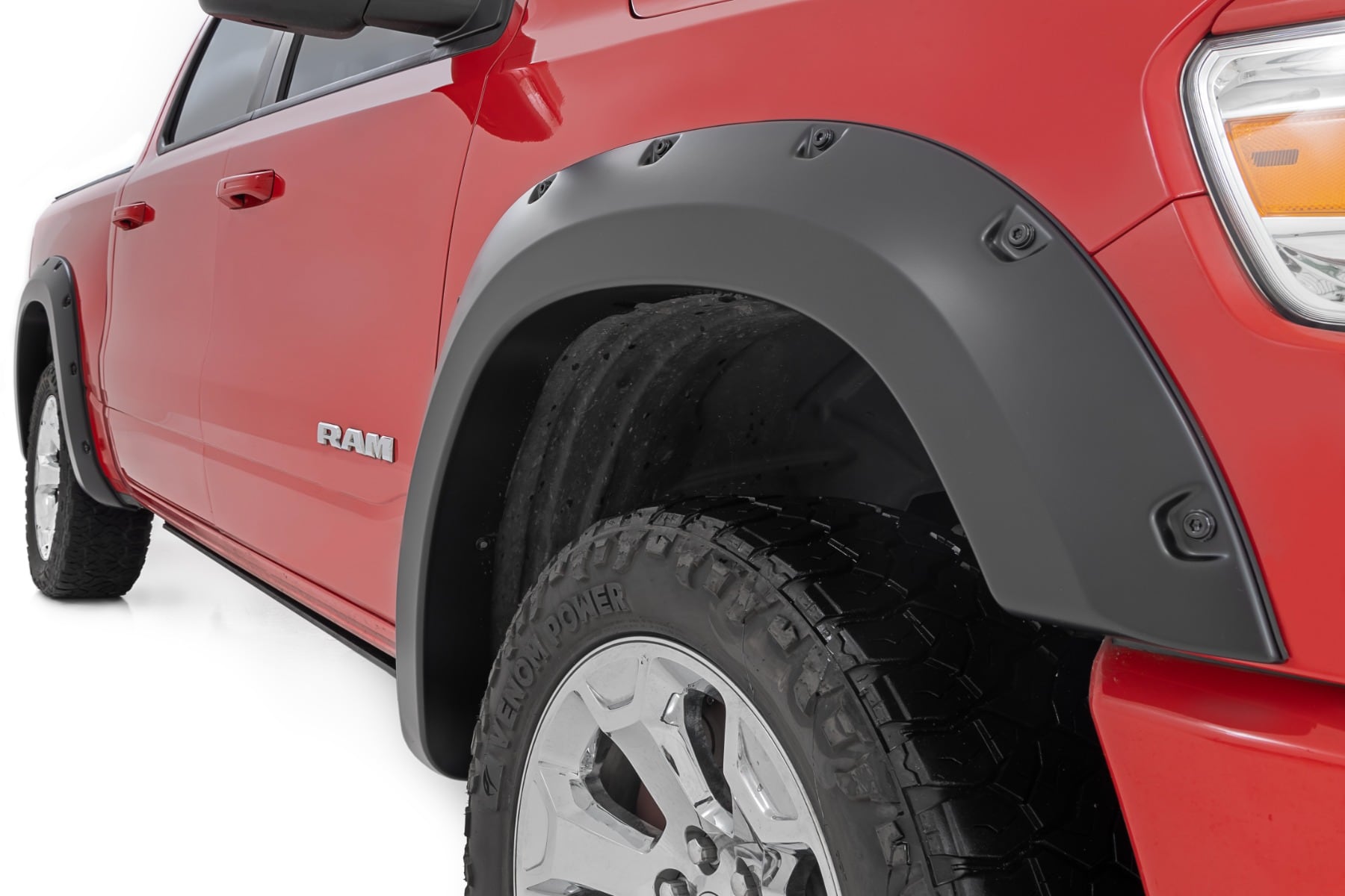 Pocket Fender Flares | PRD Deep Red | Ram 1500 2WD/4WD (2019-2024) - Image 4
