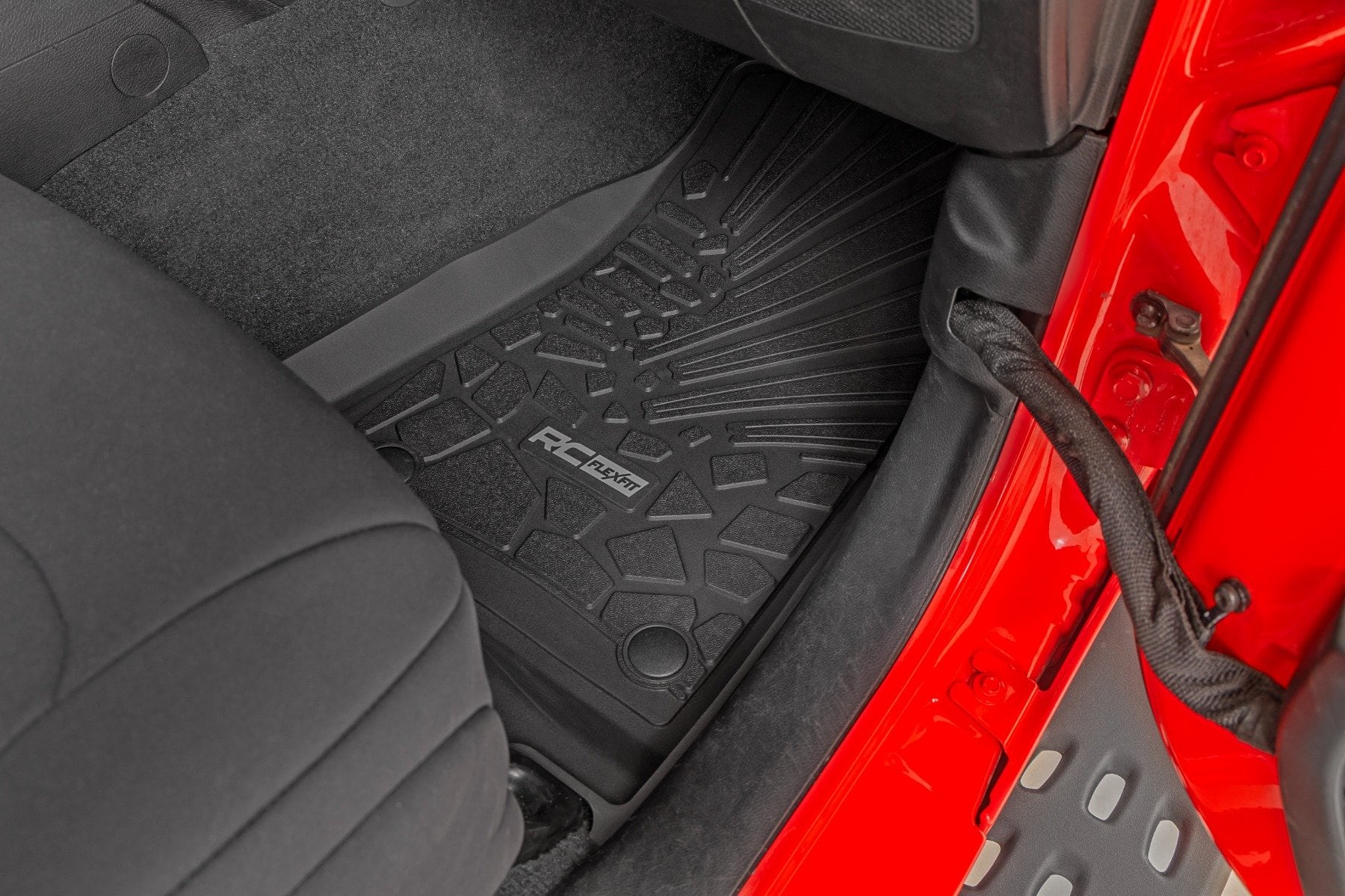 Flex-Fit Floor Mats | FR & RR | RR Lockable | Jeep Gladiator JT 4WD (20-25) - Image 4