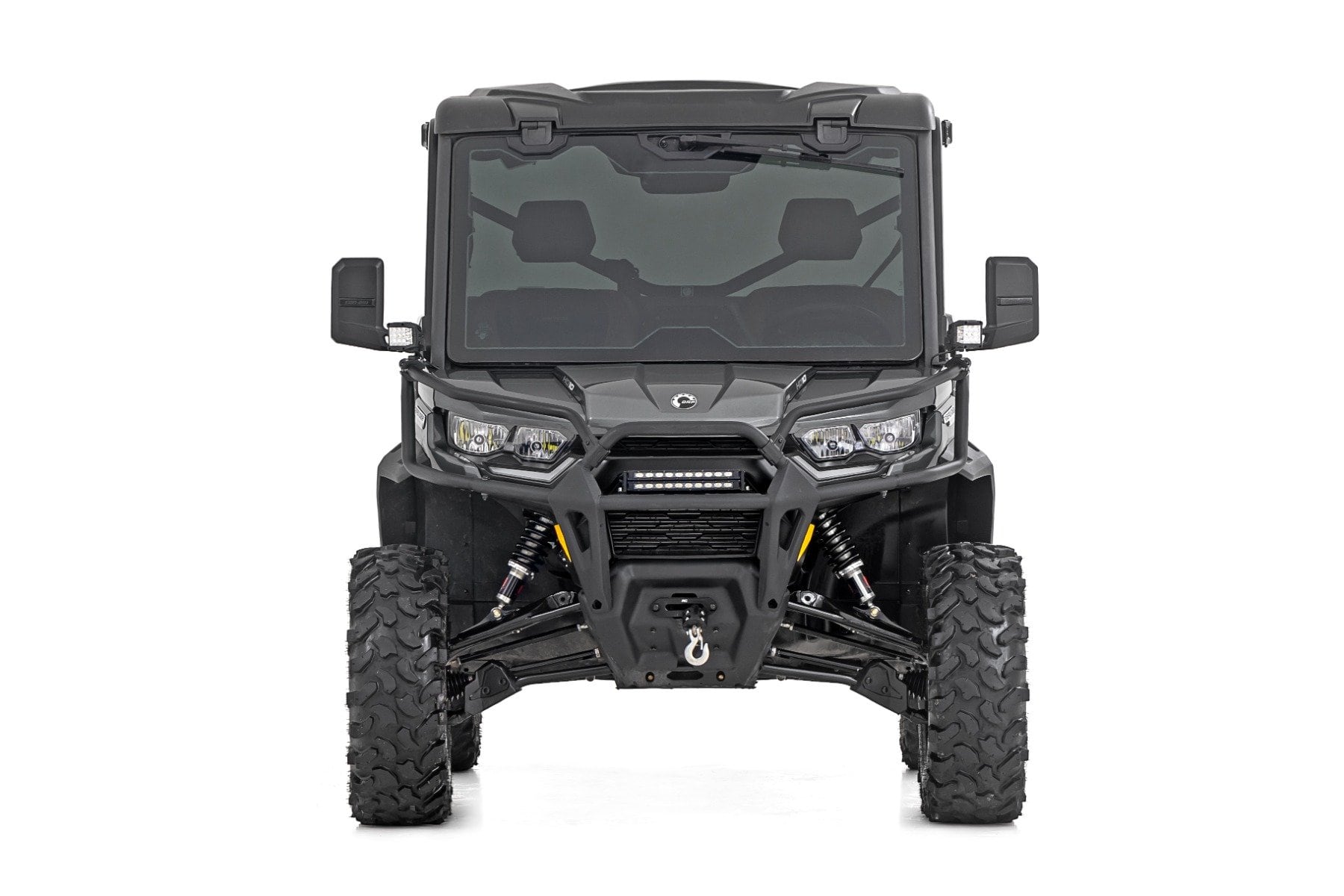 M1 Front Coil Over Shocks | Ride Height Adjust | Can-Am Defender MAX HD10 - Image 4