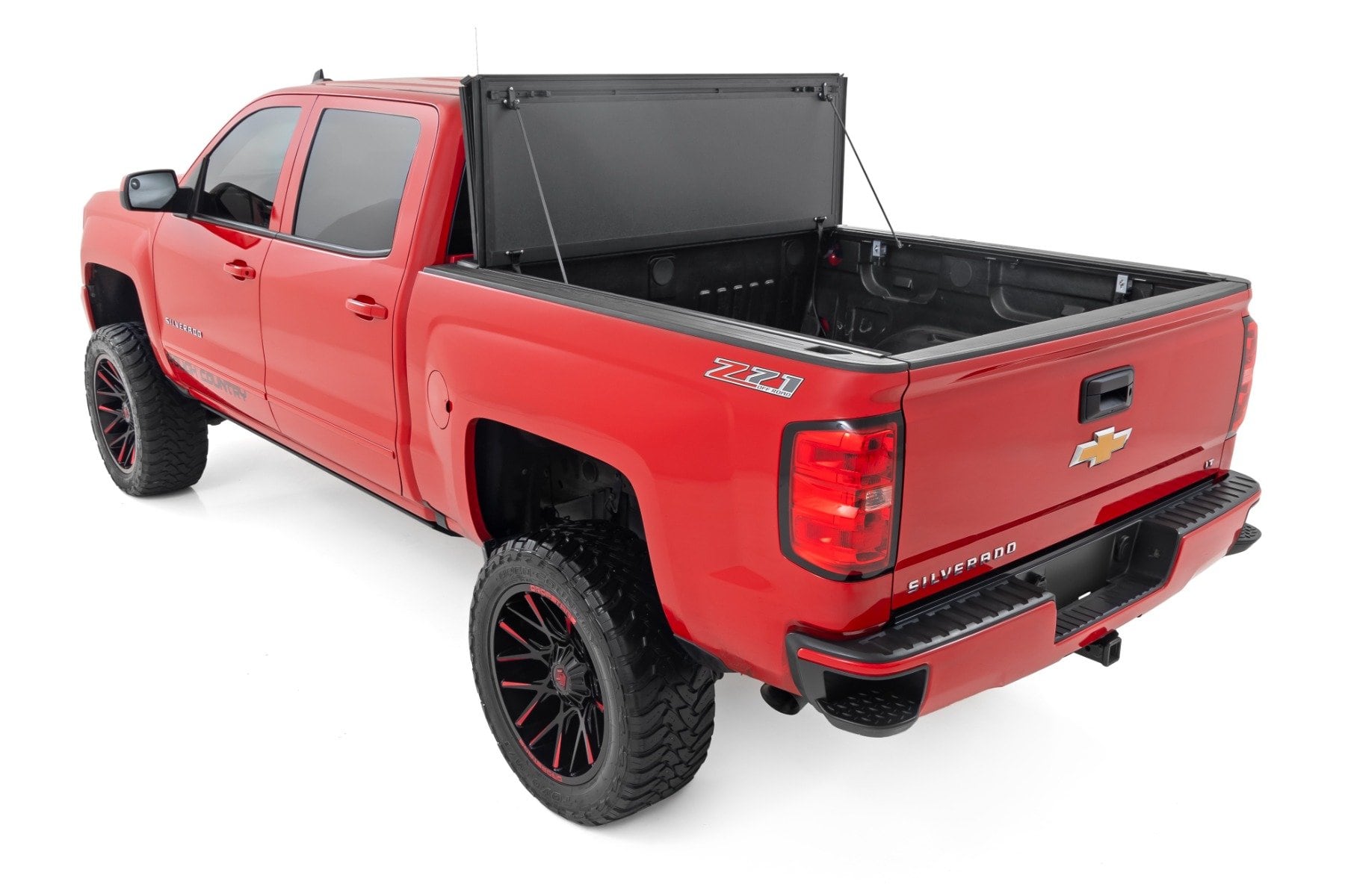 Hard Tri-Fold Flip Up Bed Cover | 5'9" Bed | Chevy/GMC 1500 (14-18 & Classic) - Image 5