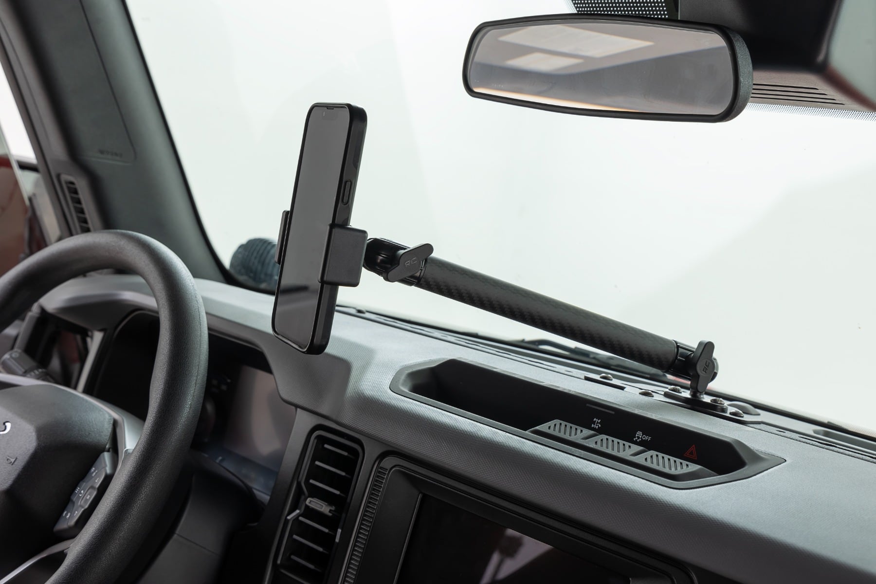 Dash Mount | 8" Clamp Mount Kit | Ford Bronco 4WD (2021-2025) - Image 2