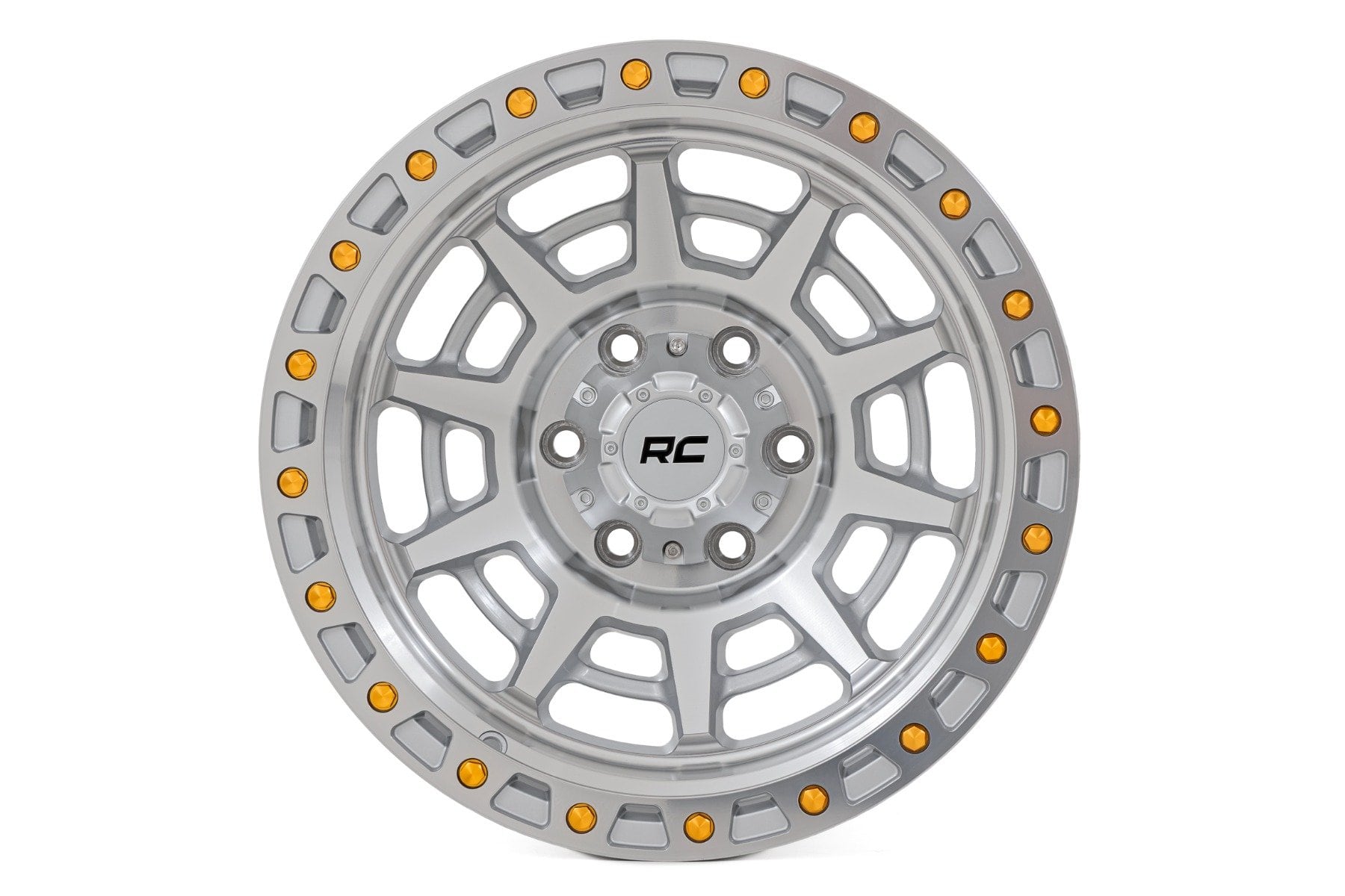 Rough Country 85 Series Wheel | Simulated Beadlock | Full Machine | 17x9 | 6x5.5 | -12mm - Image 2
