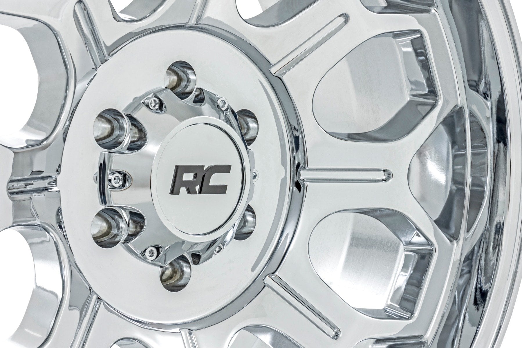 Rough Country 77 Series Wheel | One-Piece |Chrome | 22x12 | 6x135 | -44mm - Image 5