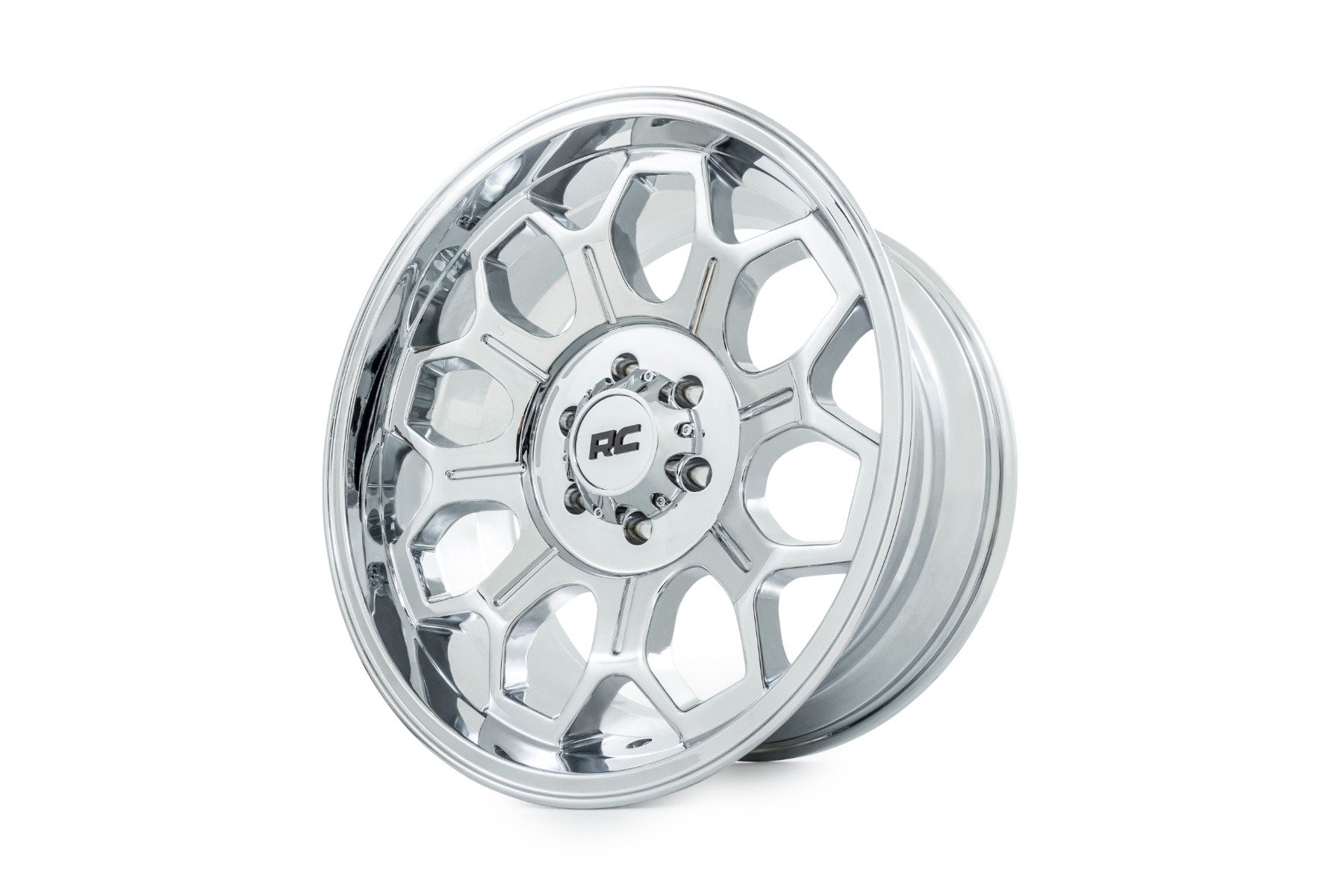 Rough Country 77 Series Wheel | One-Piece | Chrome | 20x10 | 6x5.5 | -25mm - Image 4