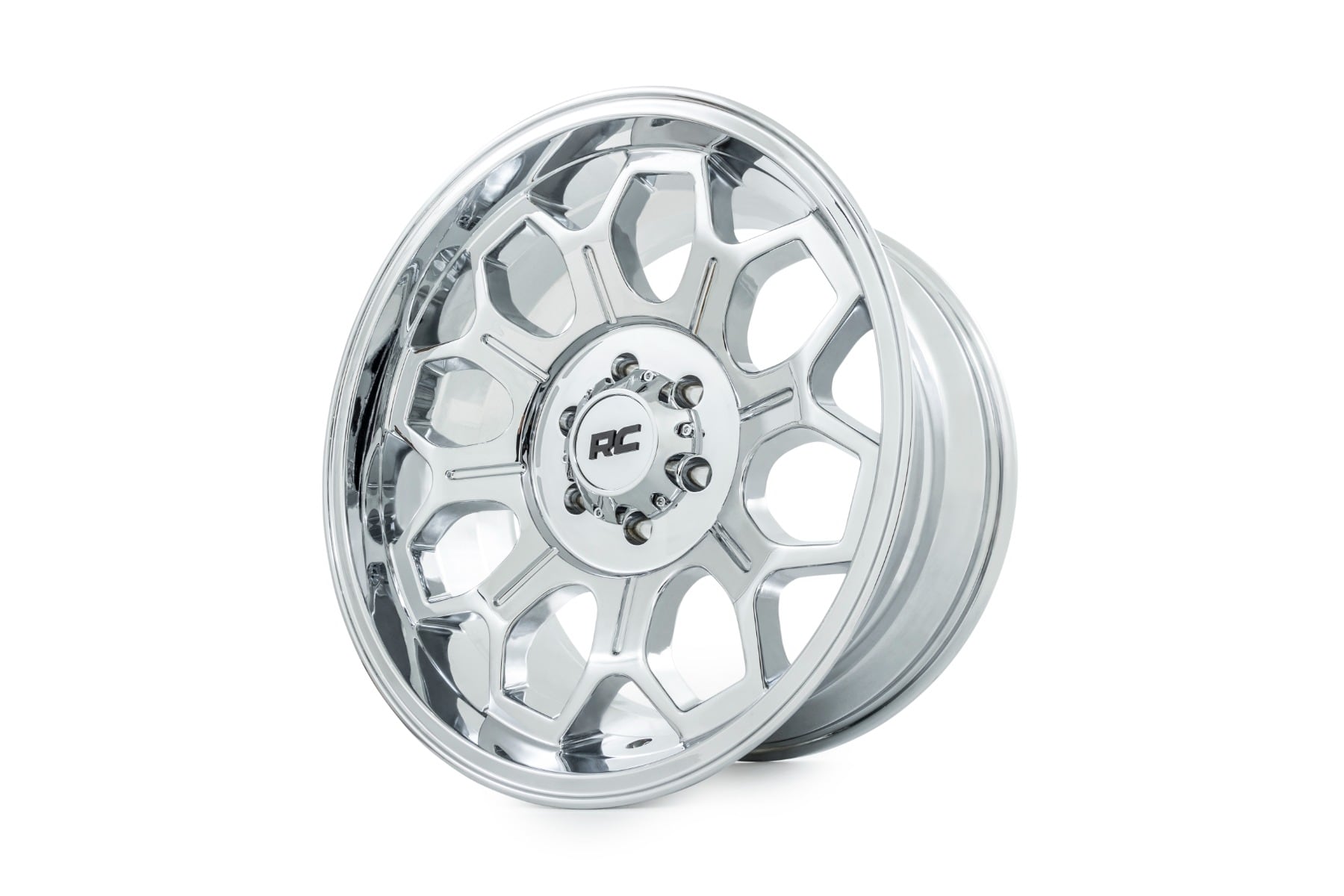 Rough Country 77 Series Wheel | One-Piece | Chrome | 20x9 | 6x135 | -12mm - Image 4