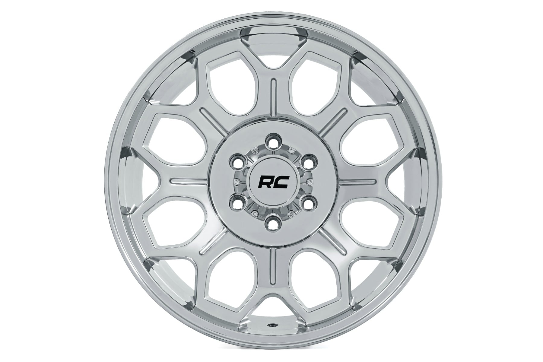 Rough Country 77 Series Wheel | One-Piece | Chrome | 20x10 | 6x135 | -25mm - Image 2