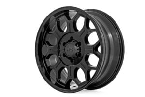 Rough Country 77 Series Wheel | One-Piece | Semi Gloss Black | 20x9 | 6x5.5 | +18mm