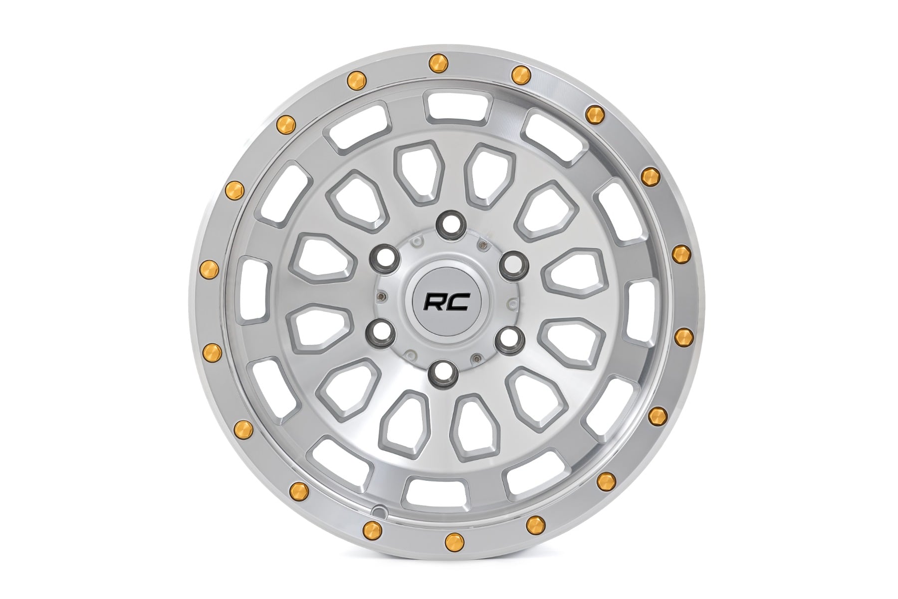 Rough Country 87 Series Wheel | Simulated Beadlock | Full Machine | 17x8.5 | 5x5 | +0mm - Image 2