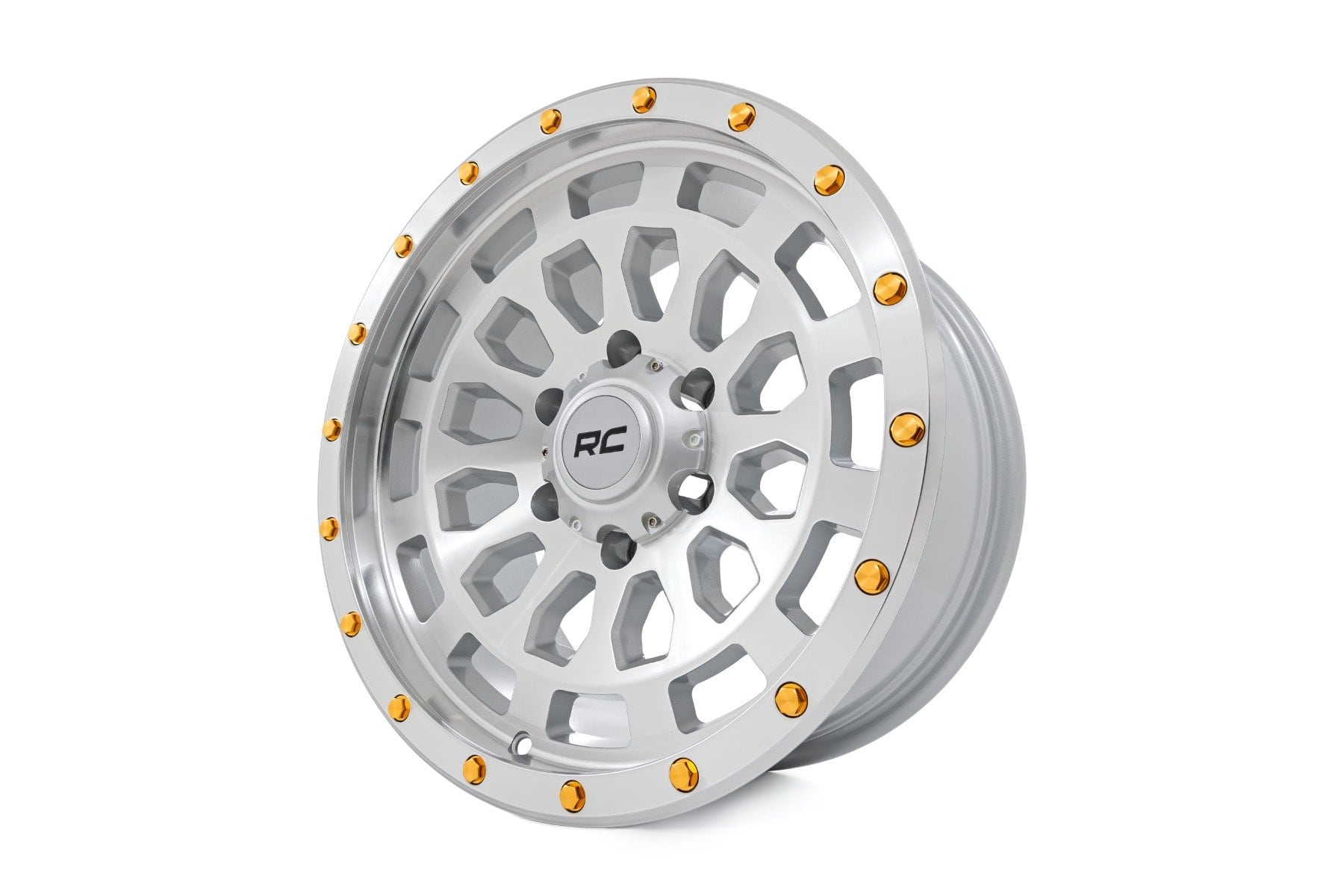 Rough Country 87 Series Wheel | Simulated Beadlock | Full Machine | 17x8.5 | 5x5 | +0mm - Image 3