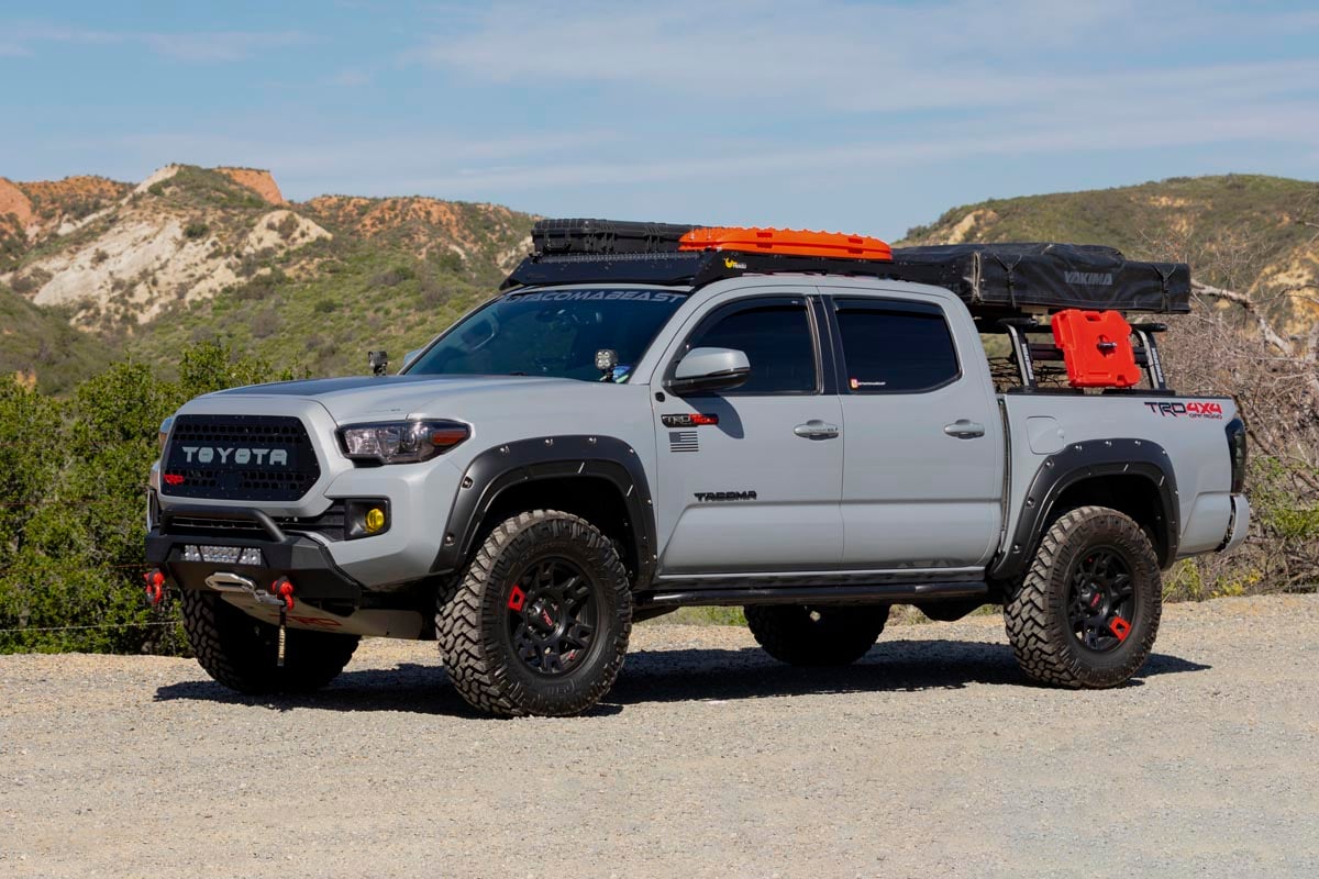 Fender Flares | Defender | 8W7 Blue Crush | Toyota Tacoma 2WD/4WD (2016-2023) - Image 2