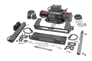 High Winch Mount | All Models | 12000S | 20 Inch Black Single Row LED | Ford Bronco (21-25)