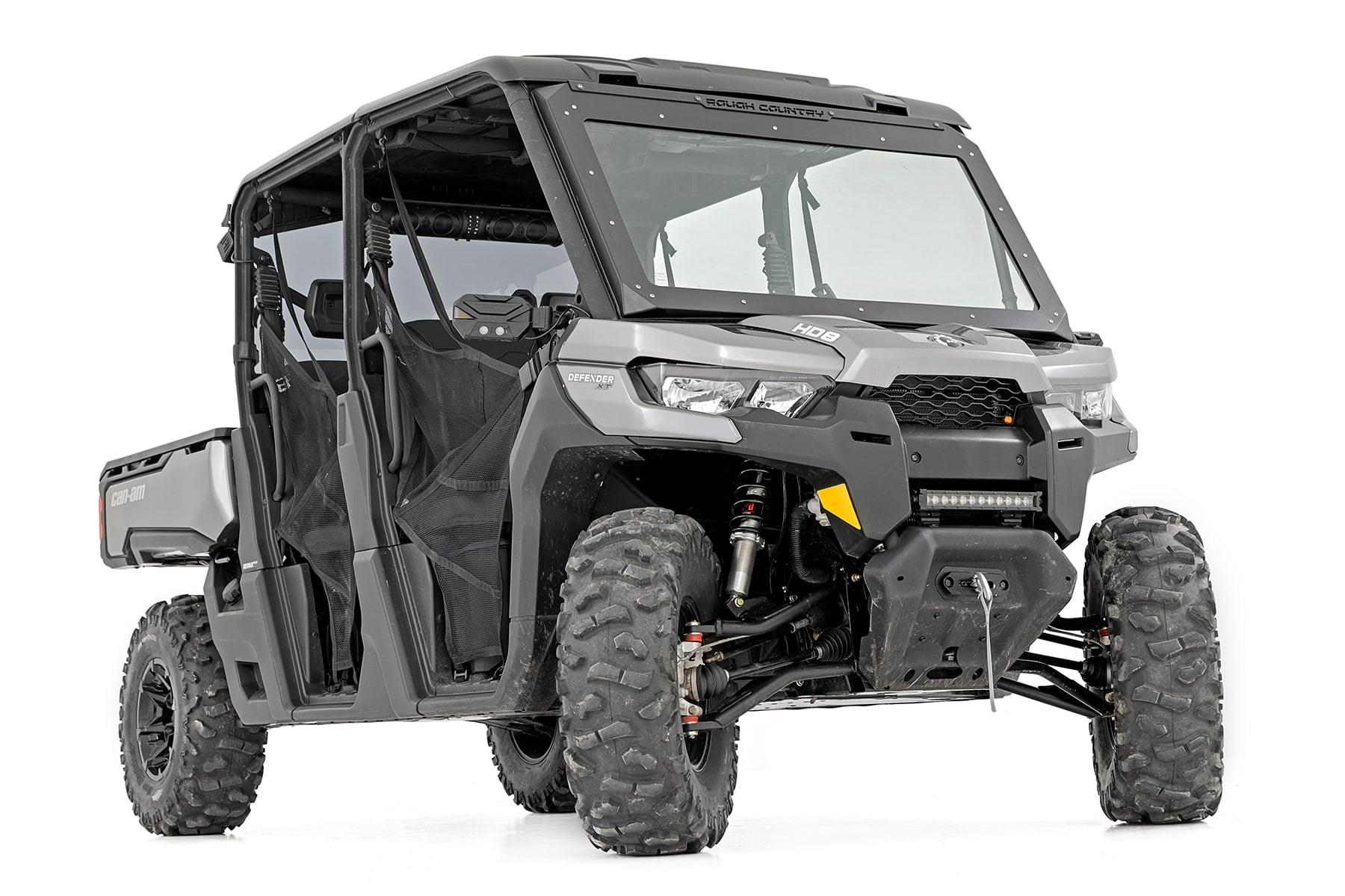 M1 Front Coil Over Shocks | Ride Height Adjust | Can-Am Defender HD 5/HD 8/HD 9 - Image 4