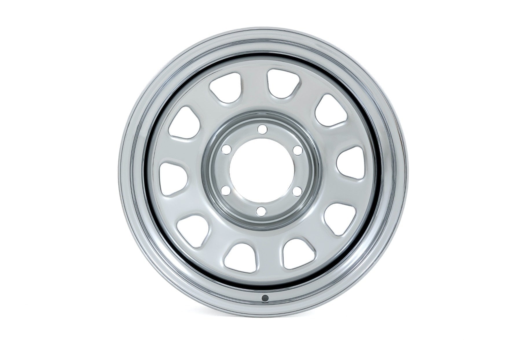 Steel Wheel | Chrome | 17x9 | 6x5.5 | 4.25 Bore | -12 - Image 2