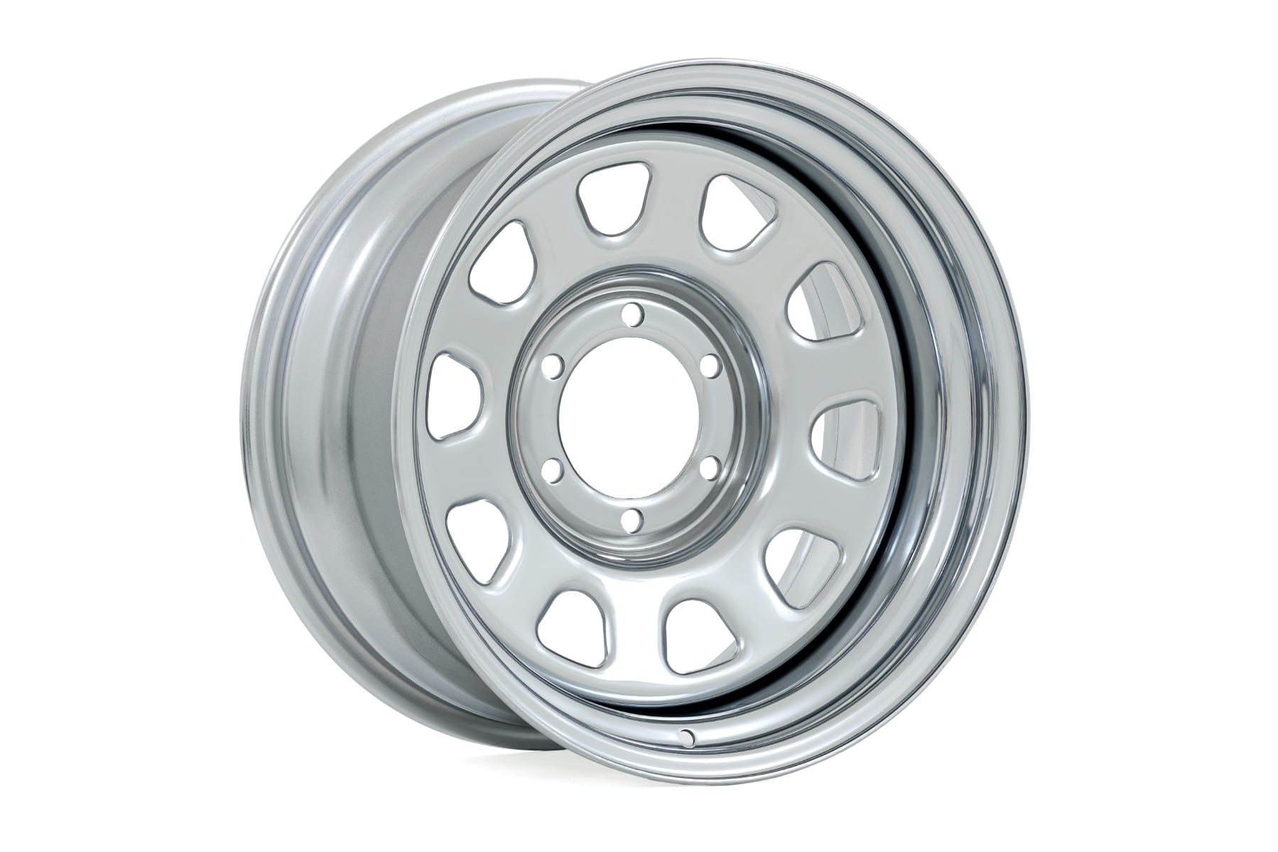 Steel Wheel | Chrome | 15x8 | 5x4.5 | 3.30 Bore | -19 - Image 3
