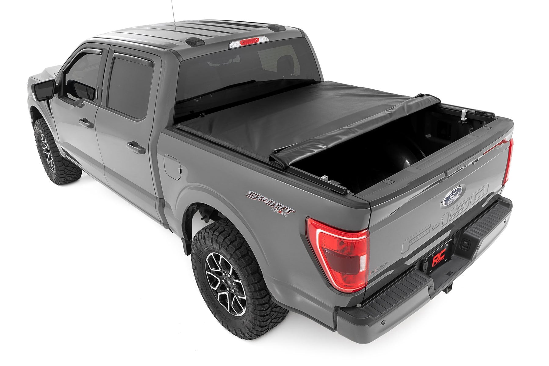 Soft Roll Up Bed Cover | 5'7" Bed | Ford F-150/F-150 Lightning/Raptor (15-25) - Image 4