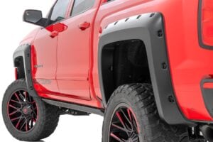 Pocket Fender Flares | 6'7" & 8' Bed | GPA Graphite | Chevy Silverado 1500 (14-18)/2500HD