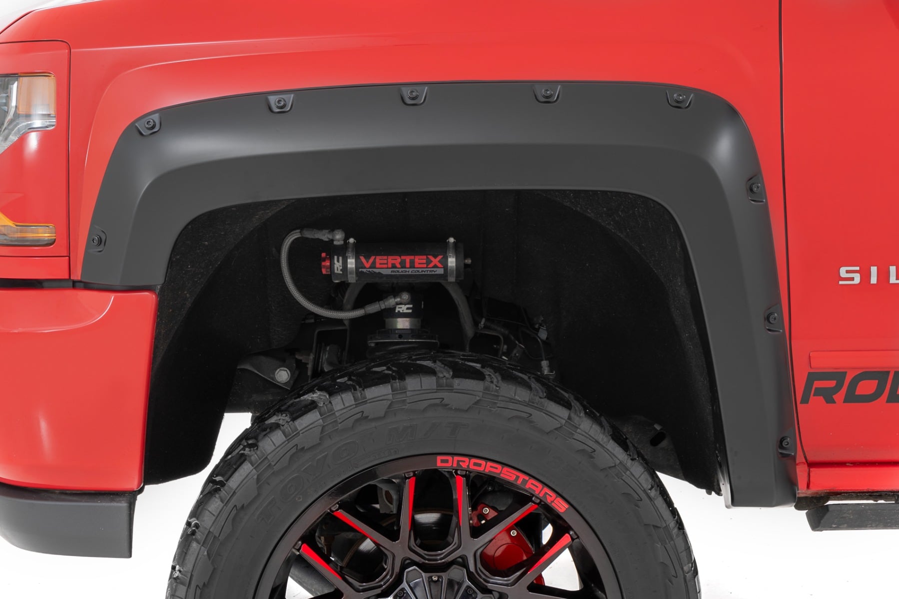 Pocket Fender Flares | 6'7" & 8' Bed | GXG Tungsten | Chevy Silverado 1500 (14-18)/2500HD - Image 5
