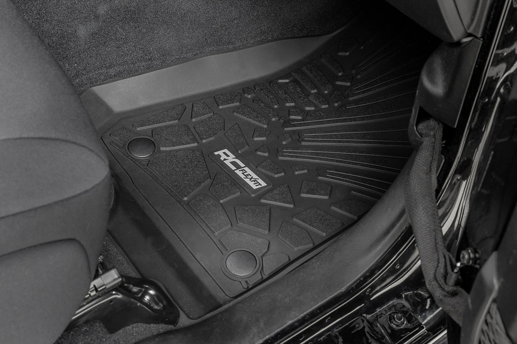 Flex Fit Floor Mats | FR | 4 Door | Jeep Wrangler Unlimited 4WD (2018-2025) - Image 3