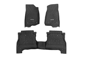 Flex-Fit Floor Mats | FR & RR | RR Lockable | Jeep Gladiator JT 4WD (20-25)