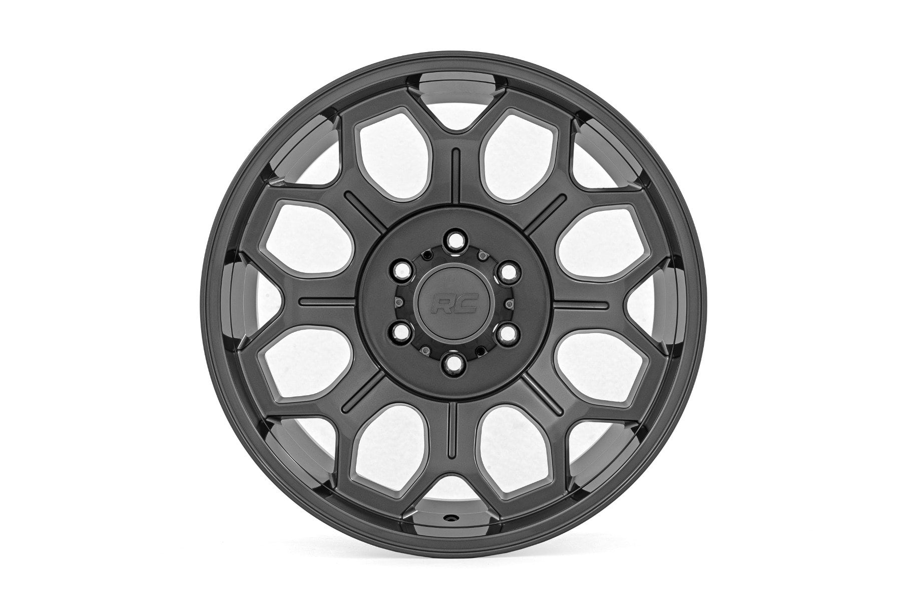 Rough Country 77 Series Wheel | One-Piece | Gunmetal Gray | 20x9 | 6x135 | 0mm - Image 2