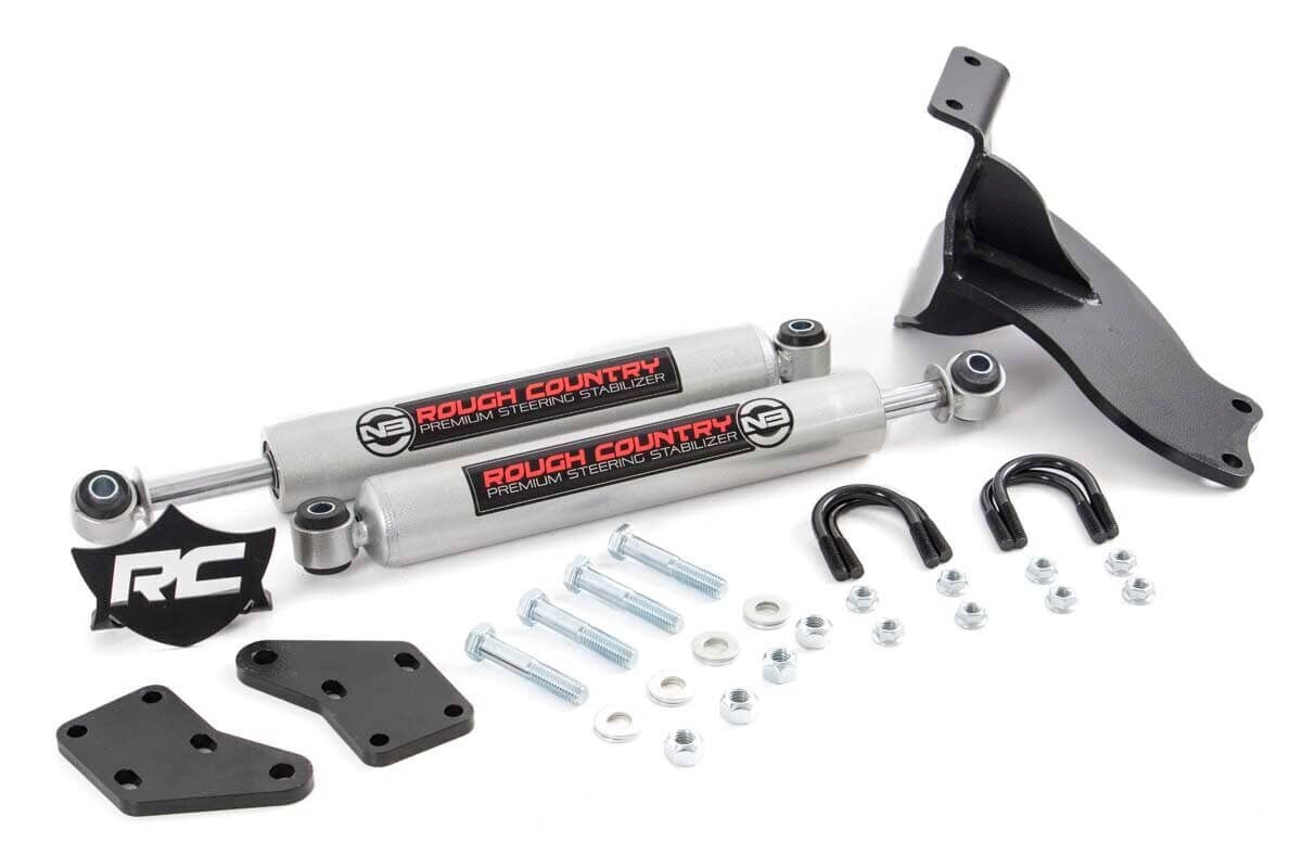 N3 Steering Stabilizer | Dual | 2.5-8 Inch Lift | Ram 2500 (14-26)/3500 (13-25) - Image 2