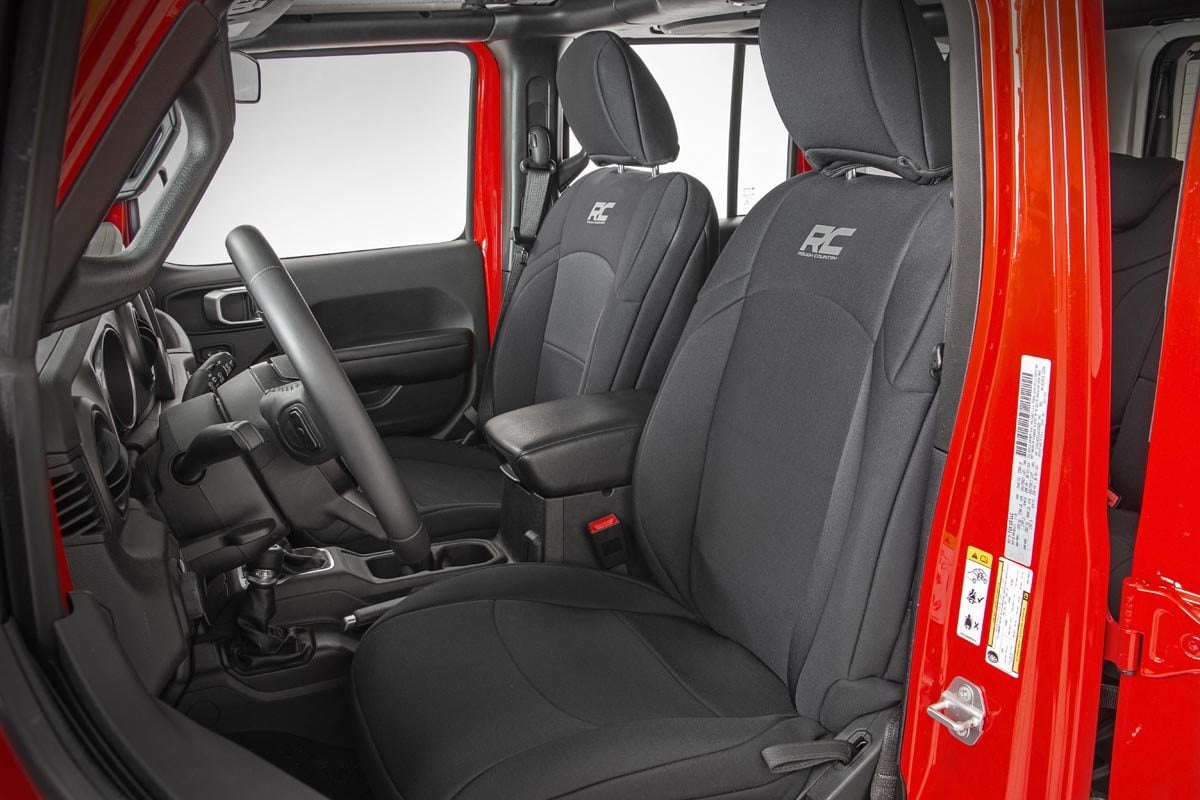 Seat Covers | Front and Rear | Jeep Wrangler Unlimited 4WD (2018-2025) - Image 2