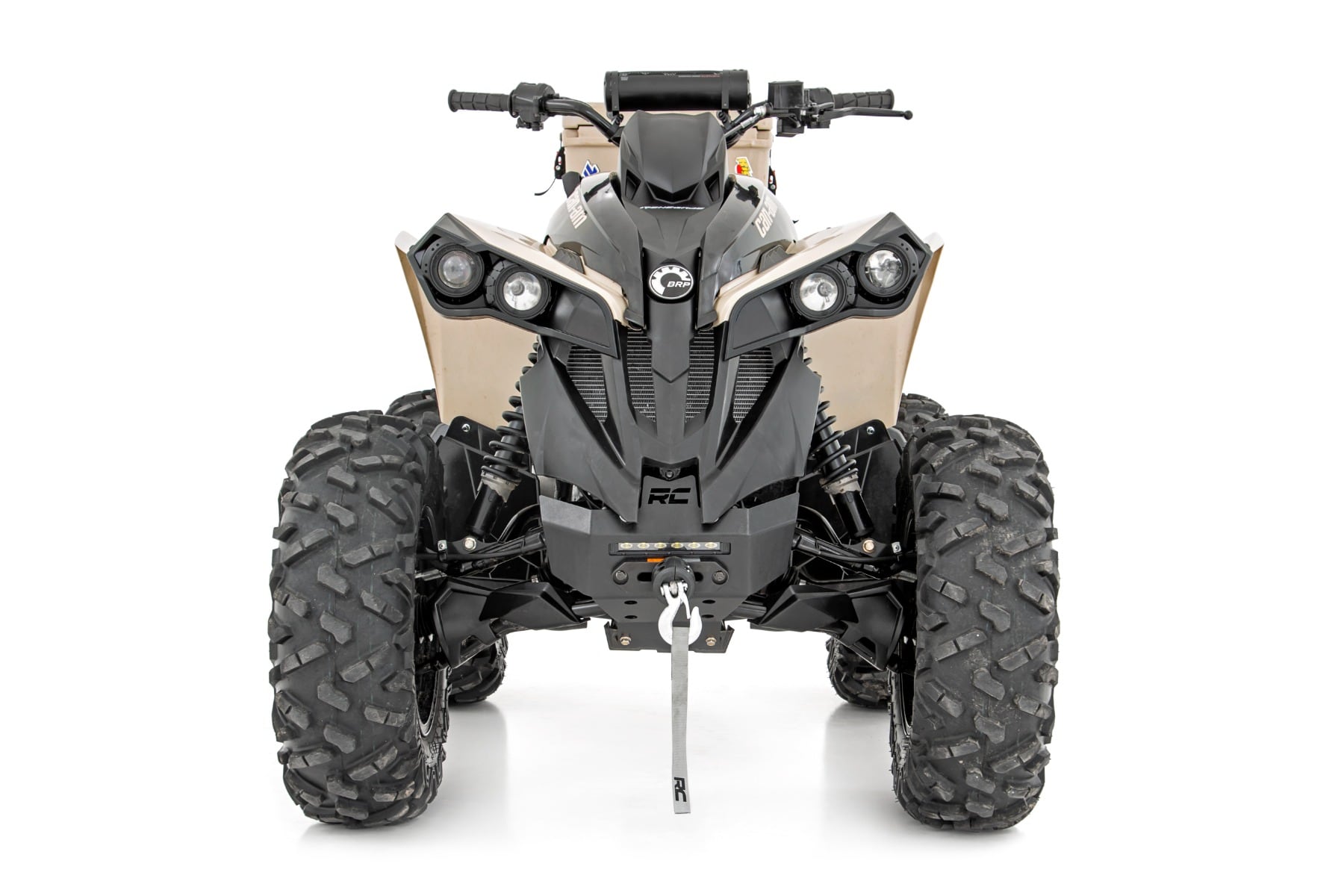 Winch Bumper | Black Series LED | 6" Light | Slime Line | Can-Am Renegade 1000/Renegade 500 - Image 4