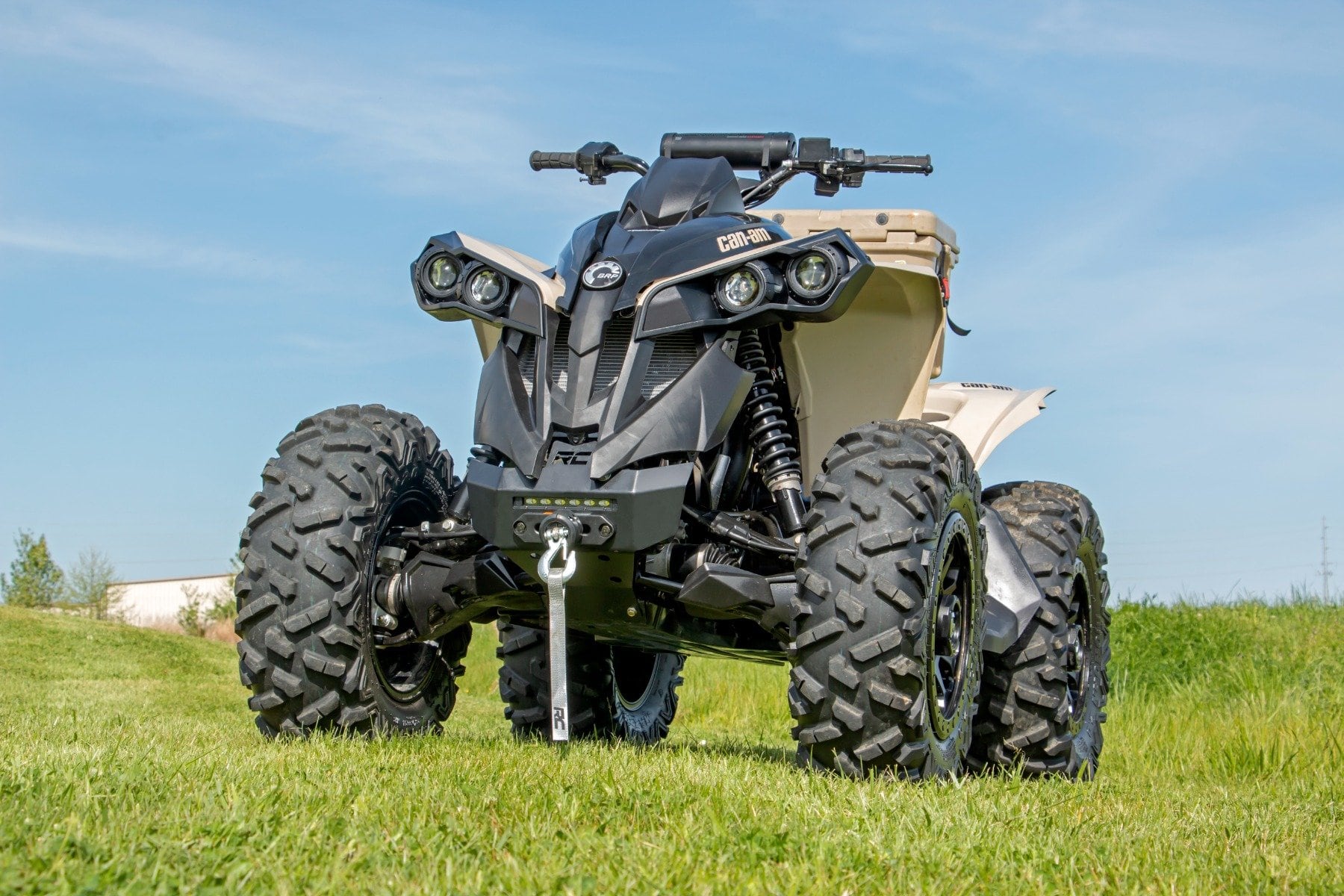 Winch Bumper | Black Series LED | 6" Light | Slime Line | Can-Am Renegade 1000/Renegade 500 - Image 6