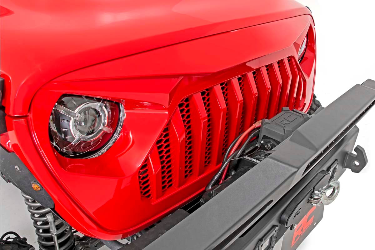 Replacement Grille | Angry Eyes | Jeep Gladiator JT/Wrangler JL 4WD (18-25) - Image 2