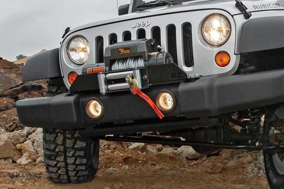 Winch Mount Plate | Factory Bmpr | D-Rings | Jeep Wrangler JK/Wrangler Unlimited (07-18) - Image 2