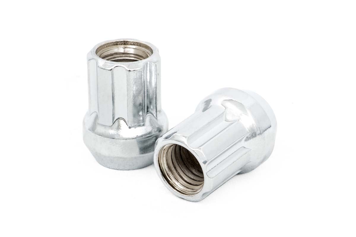 Lug Nut Set | M12x1.25 | 24 Qty | Chrome | Open End - Image 2