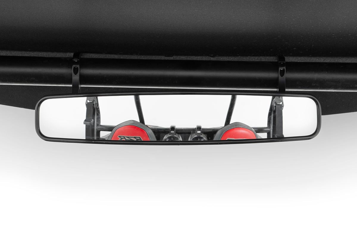 UTV Rear View Mirror | Convex | 17" x 3" | 1.75" Mount - Image 3
