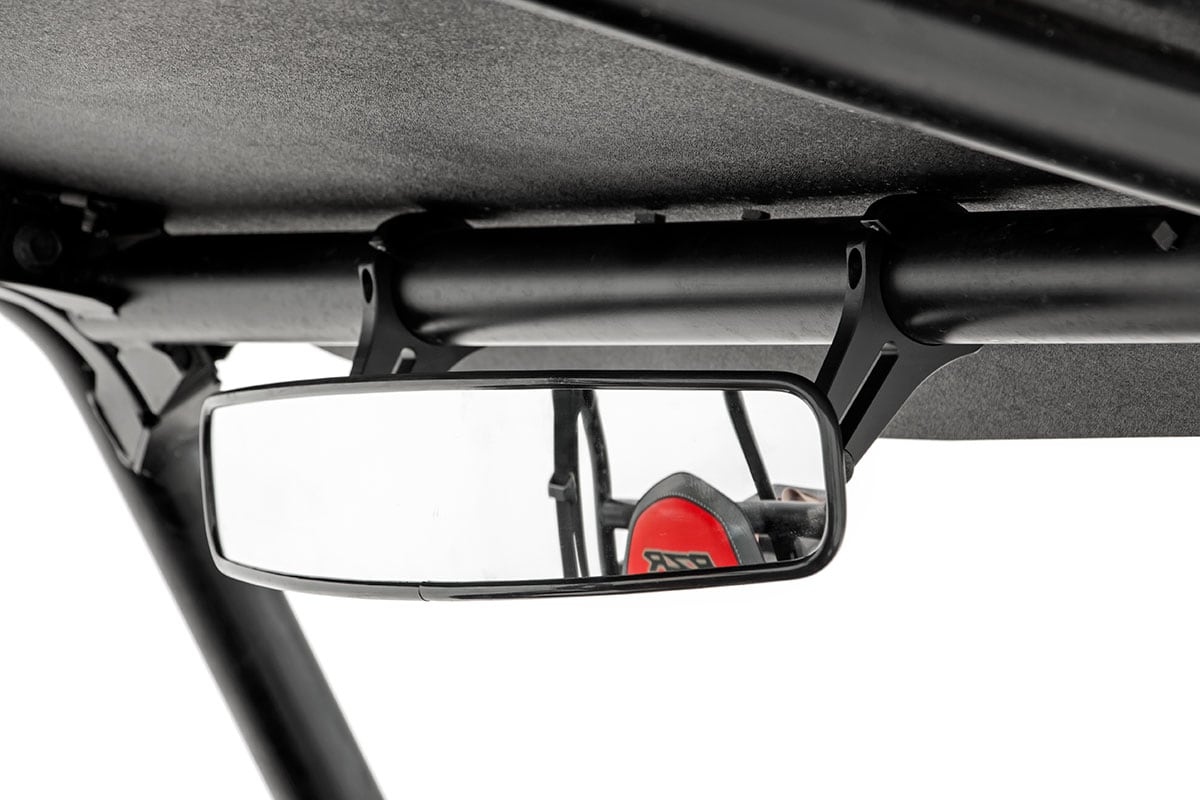 UTV Rear View Mirror | Convex | 17" x 3" | 1.75" Mount - Image 4
