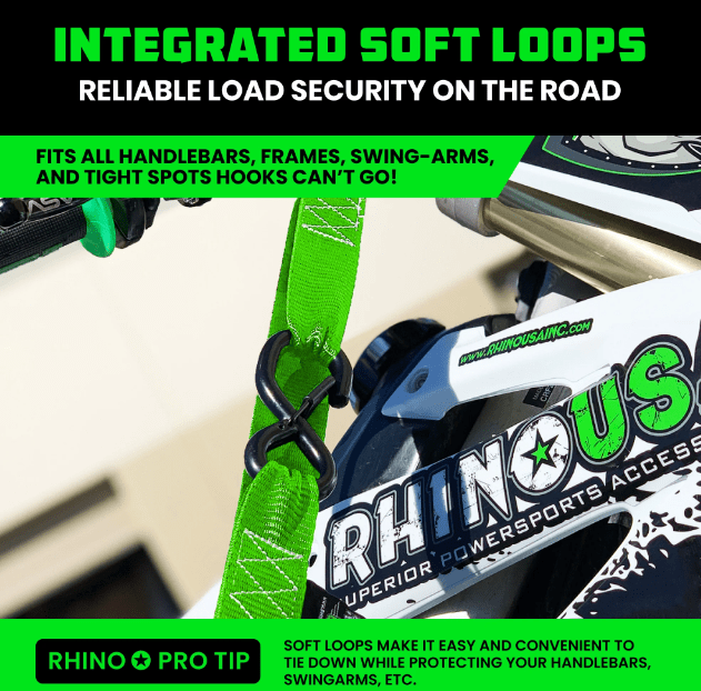 2pk Tie Down 1.5in x 8ft Green - Image 3