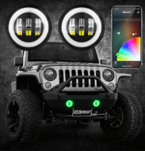 XKGlow LED Fog Light Kit for Jeep Wrangler JL JT JK