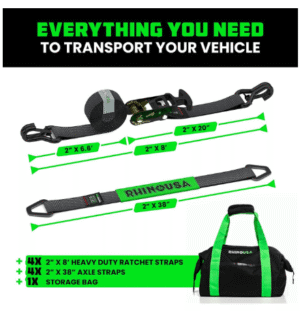 Heavy Duty Ratchet Strap 2in x 8ft