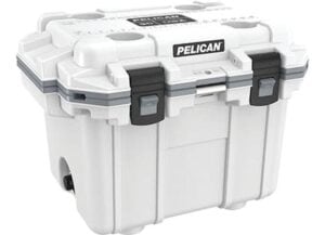 Pelican Cooler 30qt White Grey
