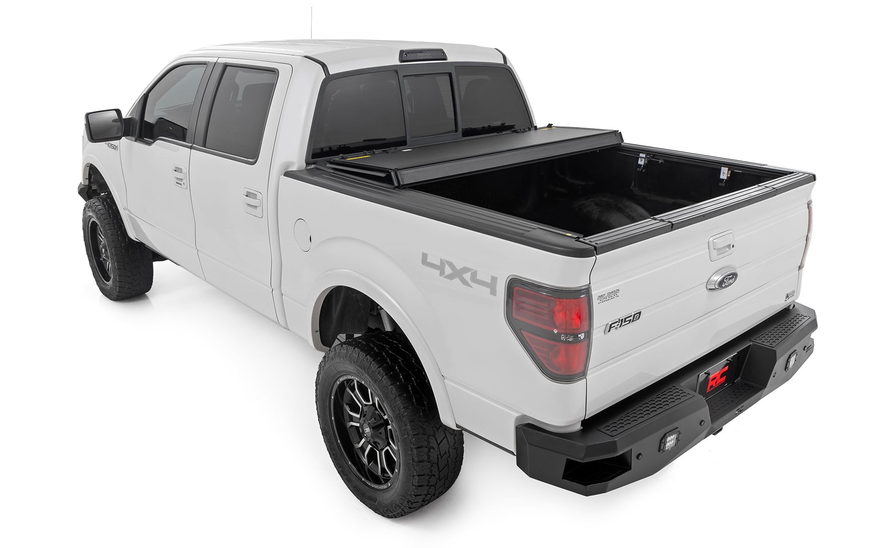 Hard Tri-Fold Flip Up Bed Cover | 6'7" Bed | Ford F-150 2WD/4WD (2004-2014) - Image 5