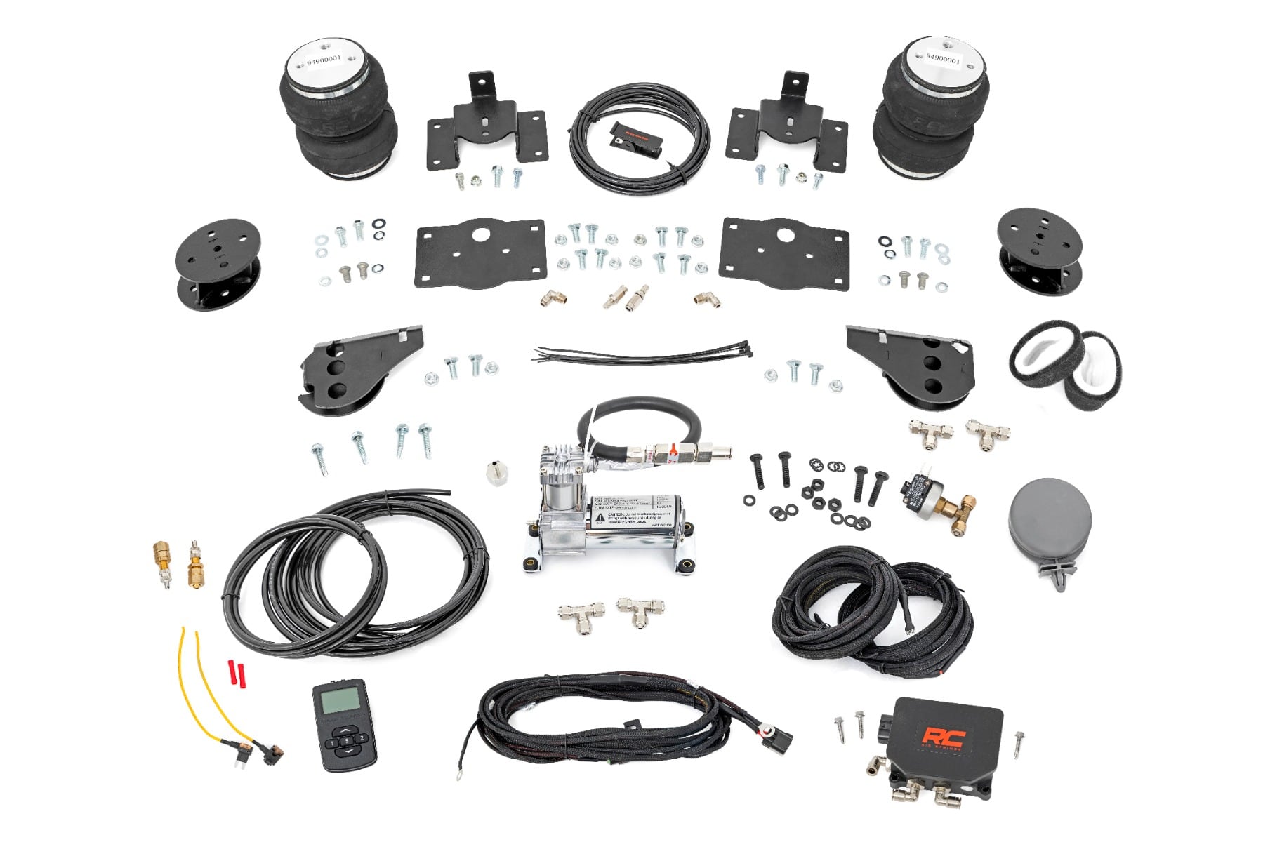 Air Spring Kit w/compressor | Wireless Controller | 4 Inch Lift Kit | Ram 1500 (10-18 & Classic)