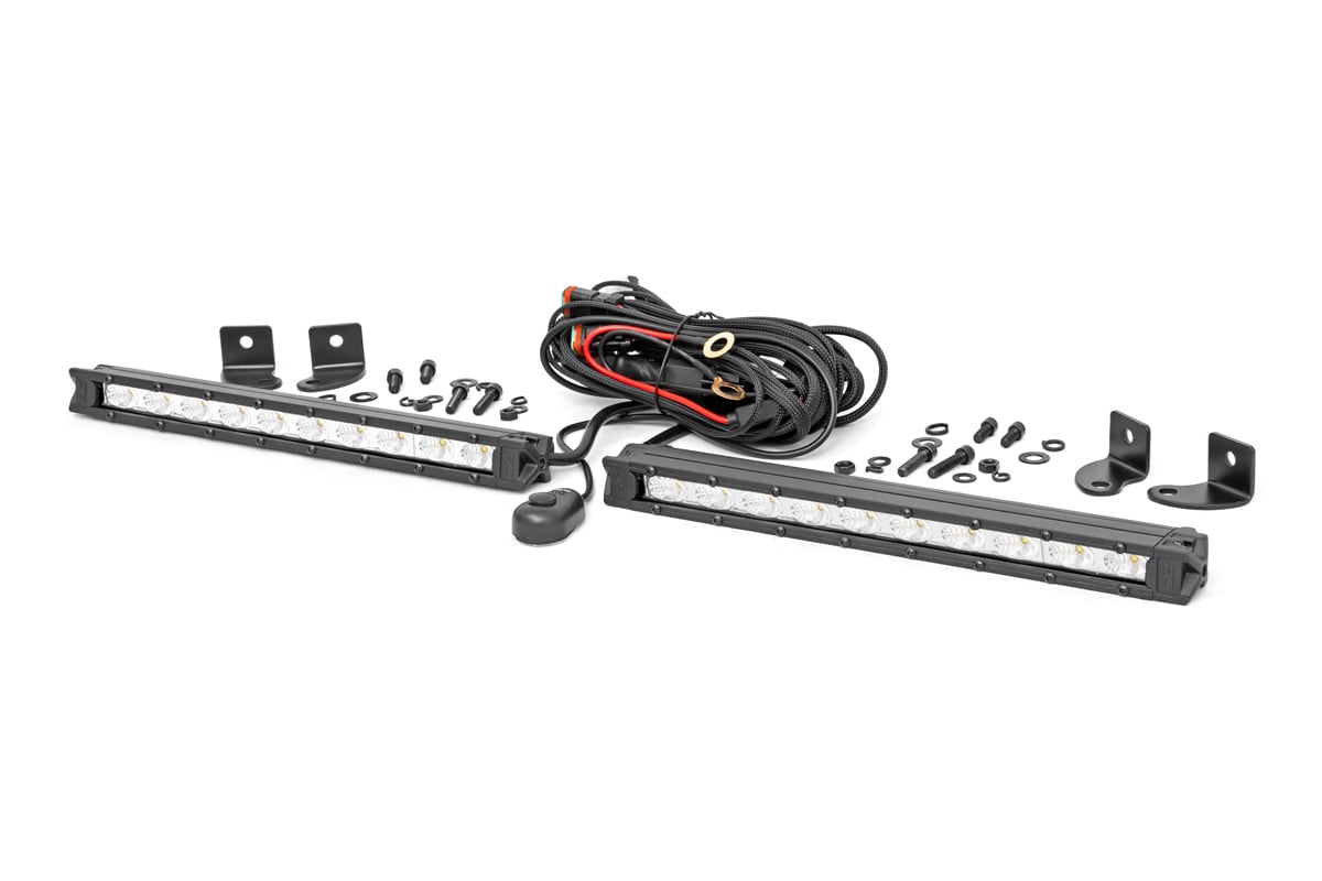 10 Inch Chrome Series LED Light Bar | Slim Line | Pair - Image 2