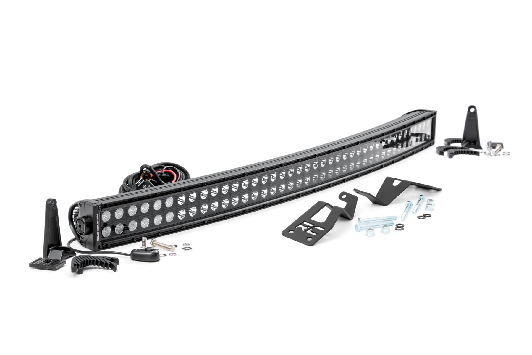 LED Light Kit | Front Mount | 40" Black Dual Row | White DRL | Can-Am Commander Max 1000