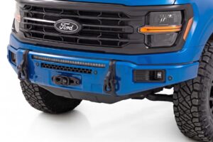 FXS Front Bumper | E7 Velocity Blue | EcoBoost | Ford F-150 2WD/4WD (2021-2025)