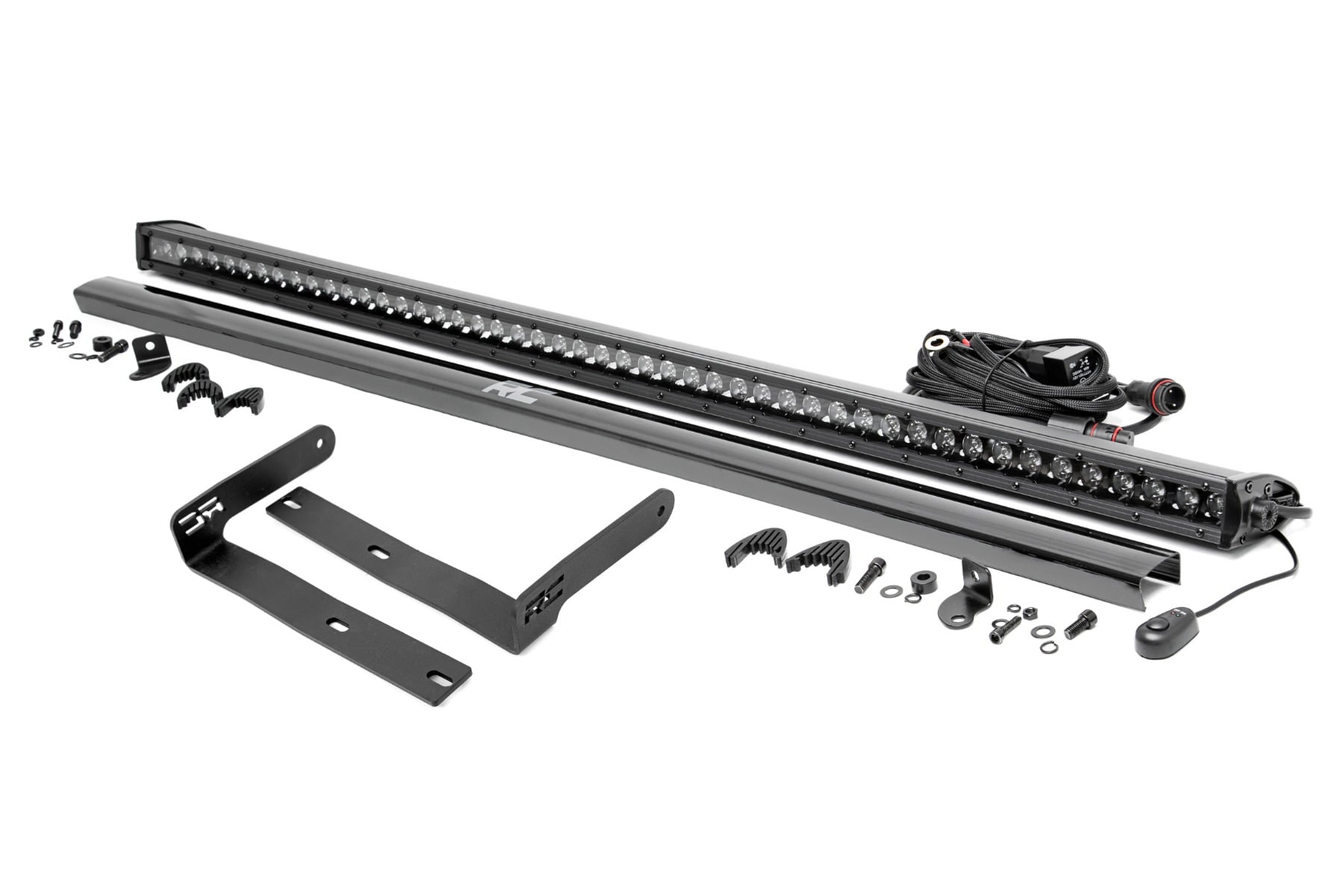 50" Single Row LED Light Kit | Black Series | Front-Facing | Kubota RTV-X900/RTV-X1100
