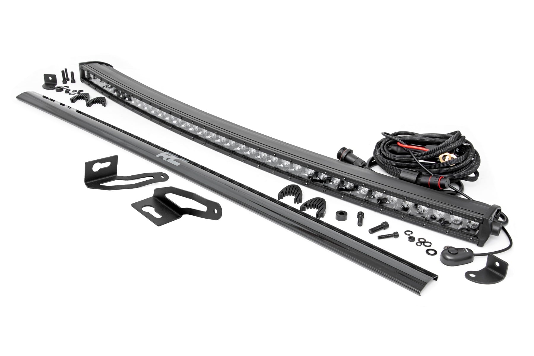 LED Light Kit | Roof Mount | 40" Black Single Row | Jeep Cherokee KL (14-23) - Image 5