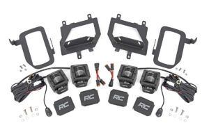 LED Light Kit | Fog Mount | Dual 2" Black Pairs | SAE | Ford F-150 (15-17)