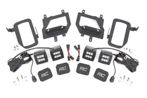 LED Light Kit | Fog Mount | Dual 2" Black Pairs | Spot | Ford F-150 (15-17)